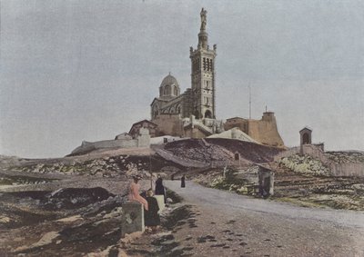 Marseille, Our Lady of the Guard (farvet foto) af (after) French Photographer