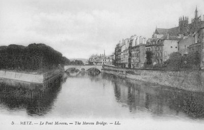 Metz: Pont Moreau (s/h-foto) af (after) French Photographer