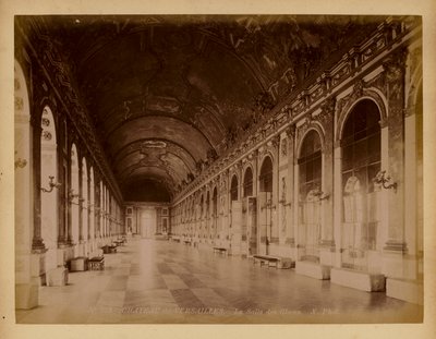 Paris: Versailles, spejlsalen (s/h-foto) af (after) French Photographer