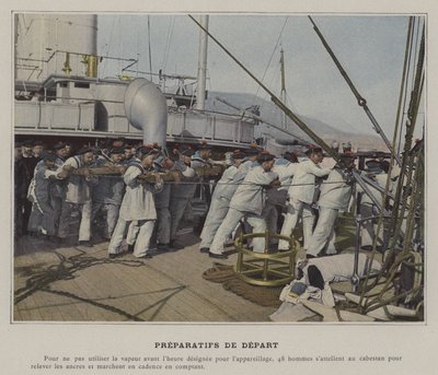 Preparatifs de Depart (farvet foto) af (after) French Photographer