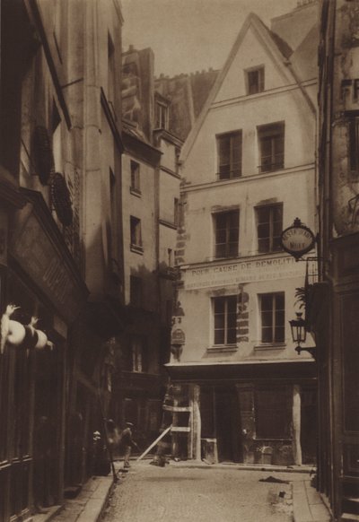 Rue Pirouette og Rue Mondetour (s/h-billede) af (after) French Photographer