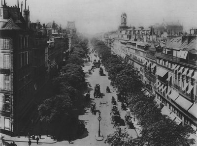 The Grand Boulevards at the Square Druot (s/h foto) af (after) French Photographer