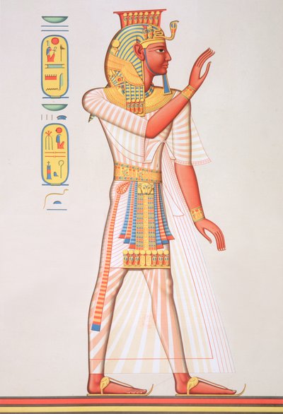 7746.c.1. & f.8 Portræt af Ramses III (ca. 1184-1153 f.Kr.) fra 