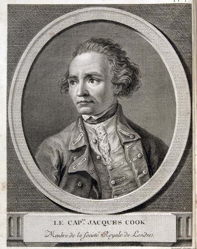 Kaptajn James Cook, medlem af Royal Society of London af (after) French School