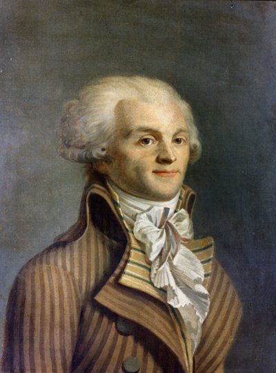 Portræt af Maximilian Marie Isidore af Robespierre (1758-1794), fransk politiker. af (after) French School