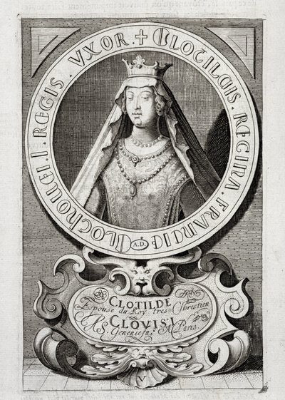 Portræt af Dronning Clotilde af (after) French School