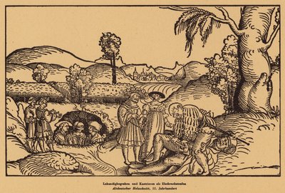 Levende begravet og kastration: straffe for utroskab af (after) German School