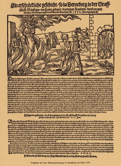 Afbrænding af hekse i Derneburg, Tyskland af (after) German School