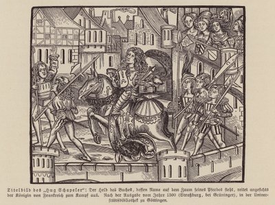 Scene from Hug Chapler, c1500 (engraving) af (after) German School