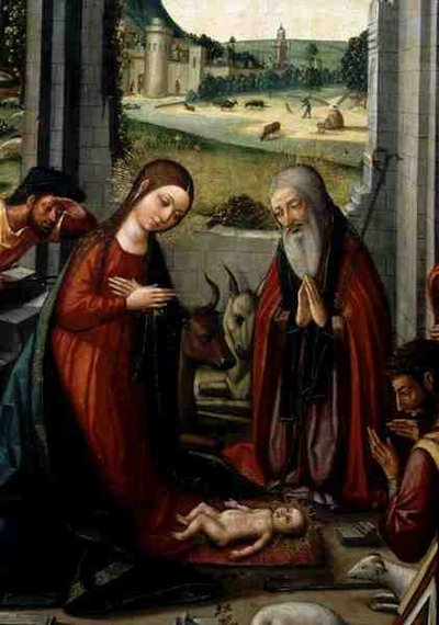 Fødsel af (attr. to) Master of Jativa