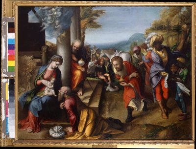 Tilbedelse af Magi af (c.1489 1534) Correggio