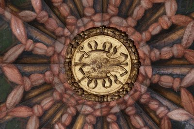 Detalje af hvælvingen af (c.1489 1534) Correggio