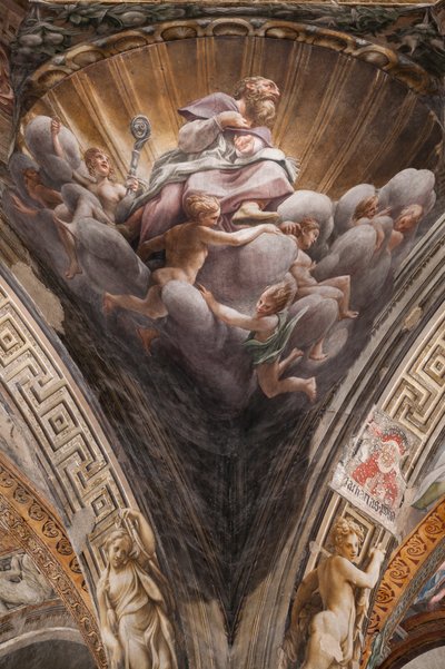 St Bernard, detalje på 3660852 af (c.1489 1534) Correggio
