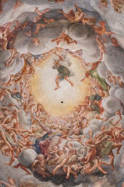 The Assumption of the Virgin, detalje af 3660852 af (c.1489 1534) Correggio