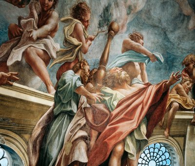 Apostel, detalje fra Jomfrus himmelfart af (c.1489 1534) Correggio