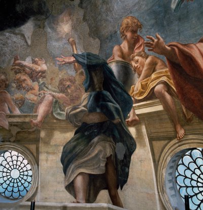 Apostel, detalje fra Jomfruens himmelfart af (c.1489 1534) Correggio