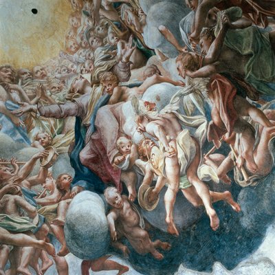 Antagelse af Jomfru af (c.1489 1534) Correggio