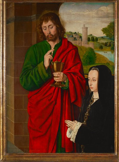 Anne de France, Dame de Beaujeu, hertuginde af Bourbon ... af (fl.c.1483-c.1529) Master of Moulins