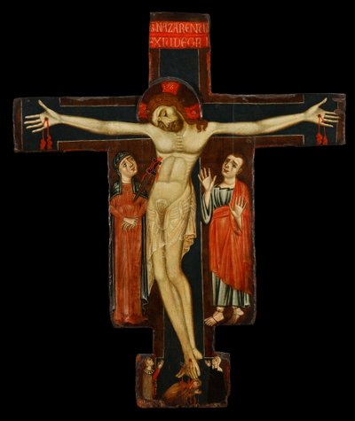 Krucifiks, slutningen af 1200-tallet (tempera på panel) af (studio) Master of the Magdalene Altarpiece