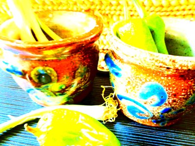 Saltede keramiske gryder Køkken af Martina Konitzky