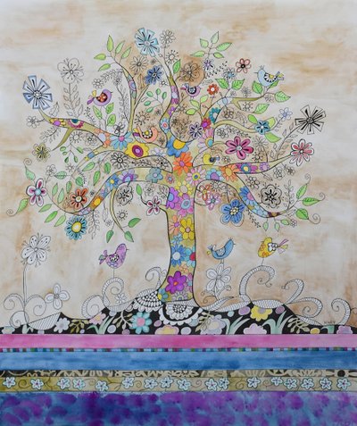 Hippie-træ af Marys Watercolors
