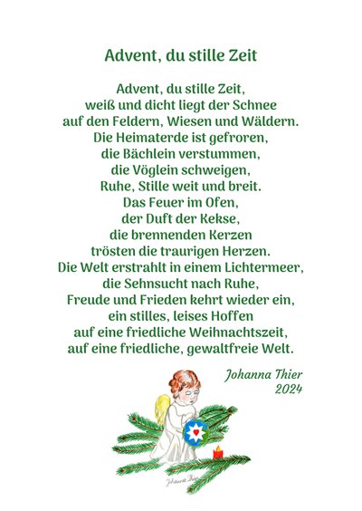 Advent, du stille tid af Johanna Thier