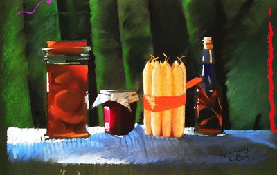 Natten før jul 40x60 af Simon Fletcher