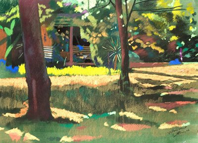 Gul mint 54x74 af Simon Fletcher