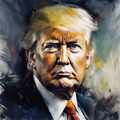 Donald trump maleri, store plakat kunsttryk, væg Home Decor af F. Abderrahim