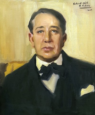 Portræt af Gabriel Miró af Alejandro Cabeza