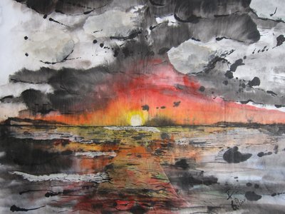 Himmel over Föhr af Christian Piecuch