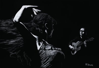 Flamenco-optræden af Richard Young