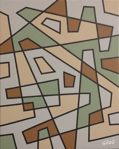 Variabel geometri (værk nr. 5 af 5) af Guy Boulianne