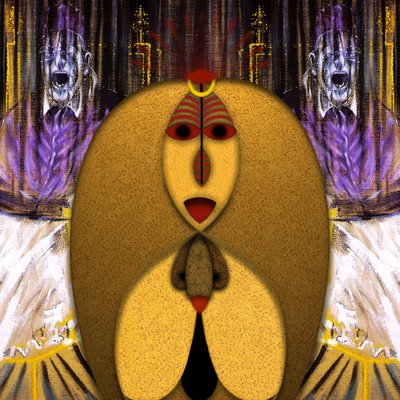 Anima Dannata (III) - Hommage Francis Bacon af Alexander Eibach