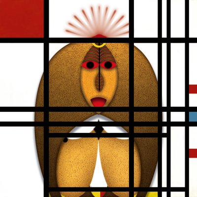 Lockdown (IV) - (aus der Serie Animal Rationale) af Alexander Eibach