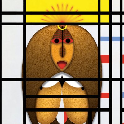 Lockdown (IX) - (aus der Serie Animal Rationale) af Alexander Eibach