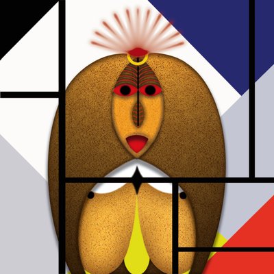 Lockdown (XXIV) - (fra serien Animal Rationale) af Alexander Eibach