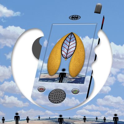 "...seit ein Gespräch wir sind..." (aus der Serie Skyphone) af Alexander Eibach