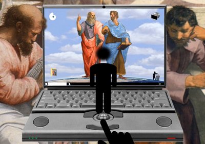 Den endeløse samtale (II) (fra serien: Windows) af Alexander Eibach