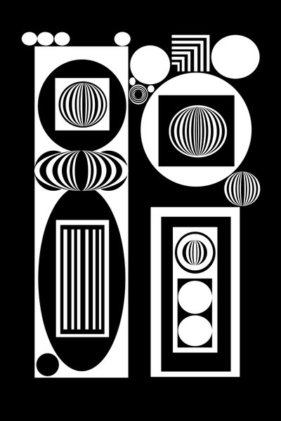 Rytme i sort og hvid af Silvia Martini