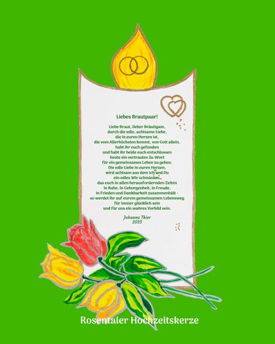Rosental bryllupslys af Johanna Thier