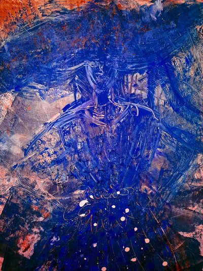 DAME I BLAU af Margareta Uliarte