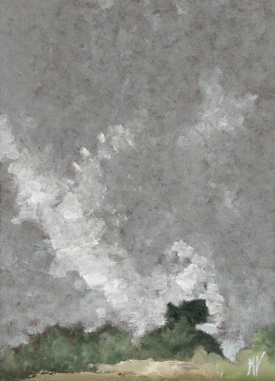 Hæk og skyer af M. Vet