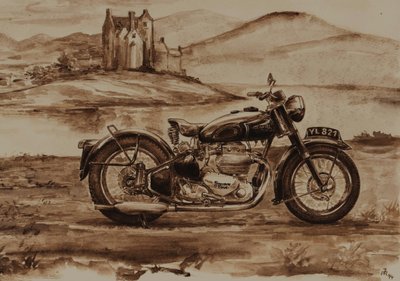 Ariel Square Four 1948 af Jörg-Peter Rabe