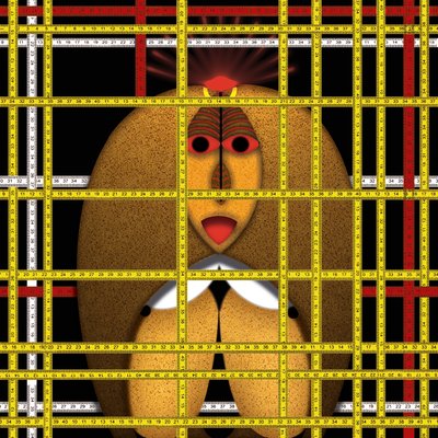 Lockdown (Ia) - (aus der Serie Animal Rationale) af Alexander Eibach