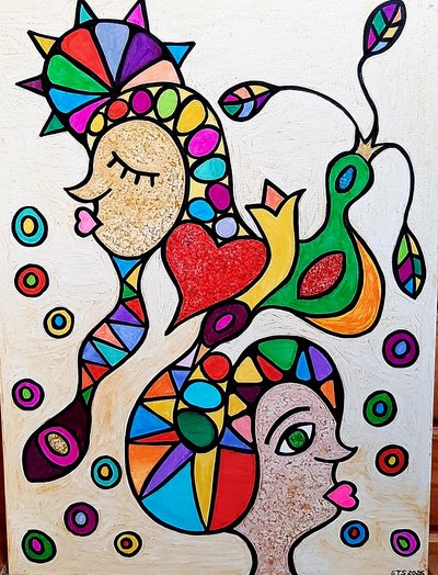 Mellem hjerte og frihed af Steffi_Seiler_Art
