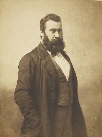 Jean-François Millet, 1856-58 (saltet papirtryk fra glasnegativer) af Nadar