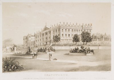 Chatsworth House, Derbyshire, 1839 af 4th Earl of Morton James Douglas