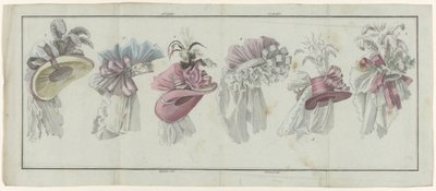 Magasin des Modes Nouvelles Françaises et Anglaises, 20. juli 1787, 25. notesbog, 2. årgang, enkelt pl. af A.B. Duhamel