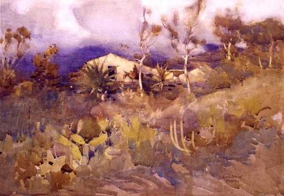Tenerife (akvarel på papir) af A.J. Patterson